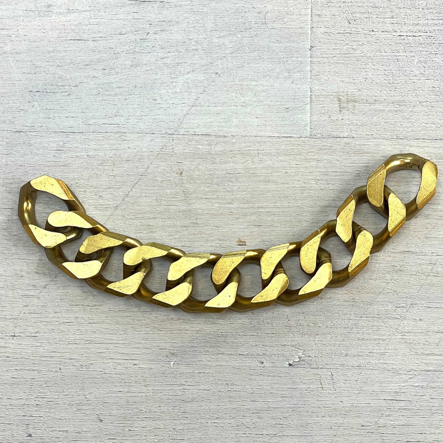 Old gold 10cm chain piece