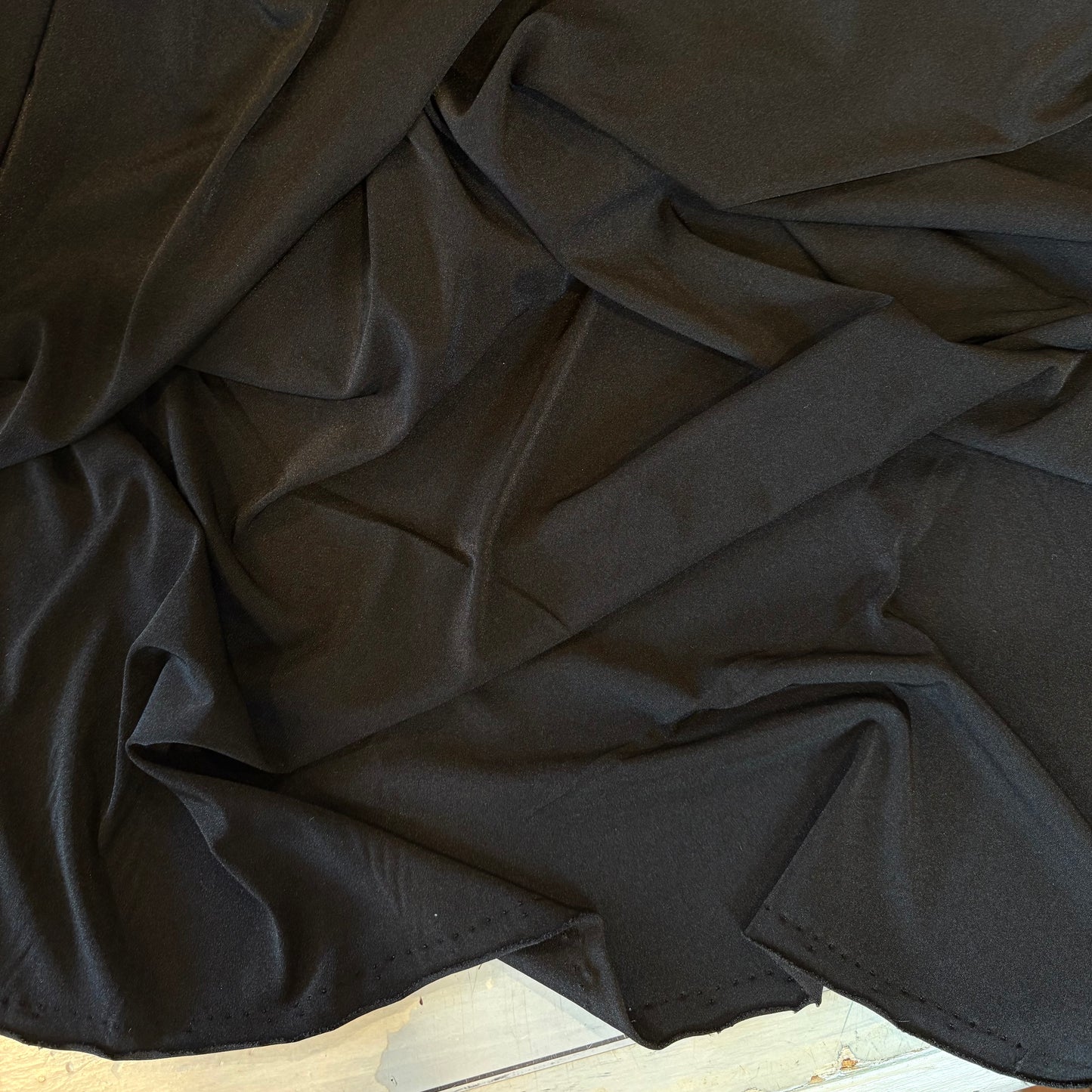 1.7m Black Slinky Jersey