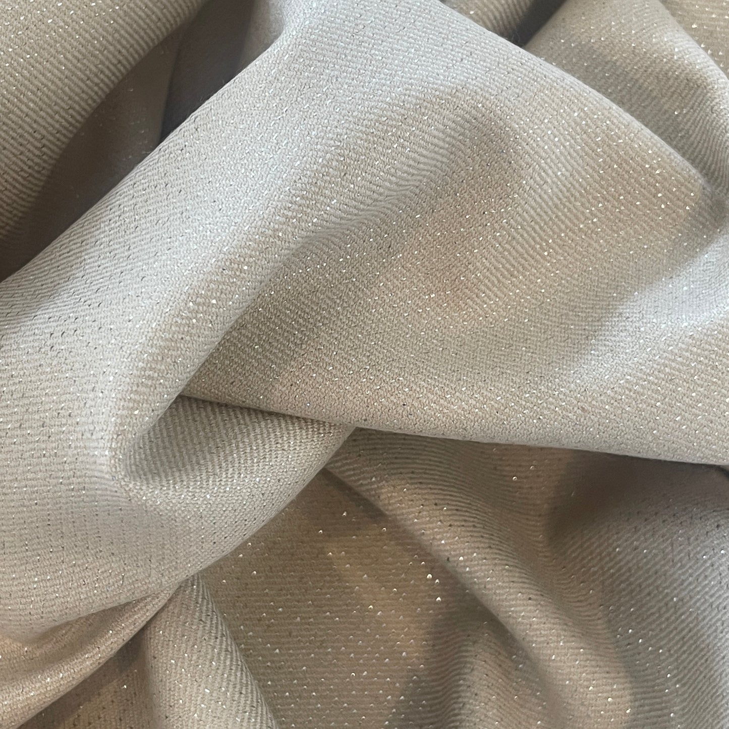 Champagne shimmer Stretch Suiting