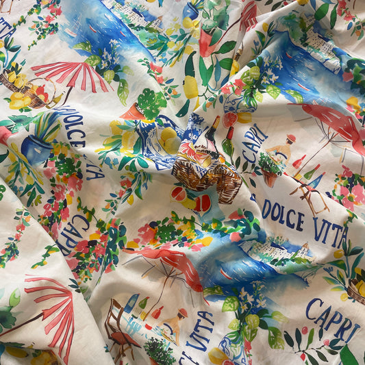 Dolce vita cotton lawn