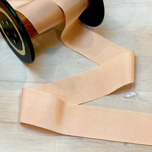 Apricot Rayon 35mm Gross Grain Ribbon