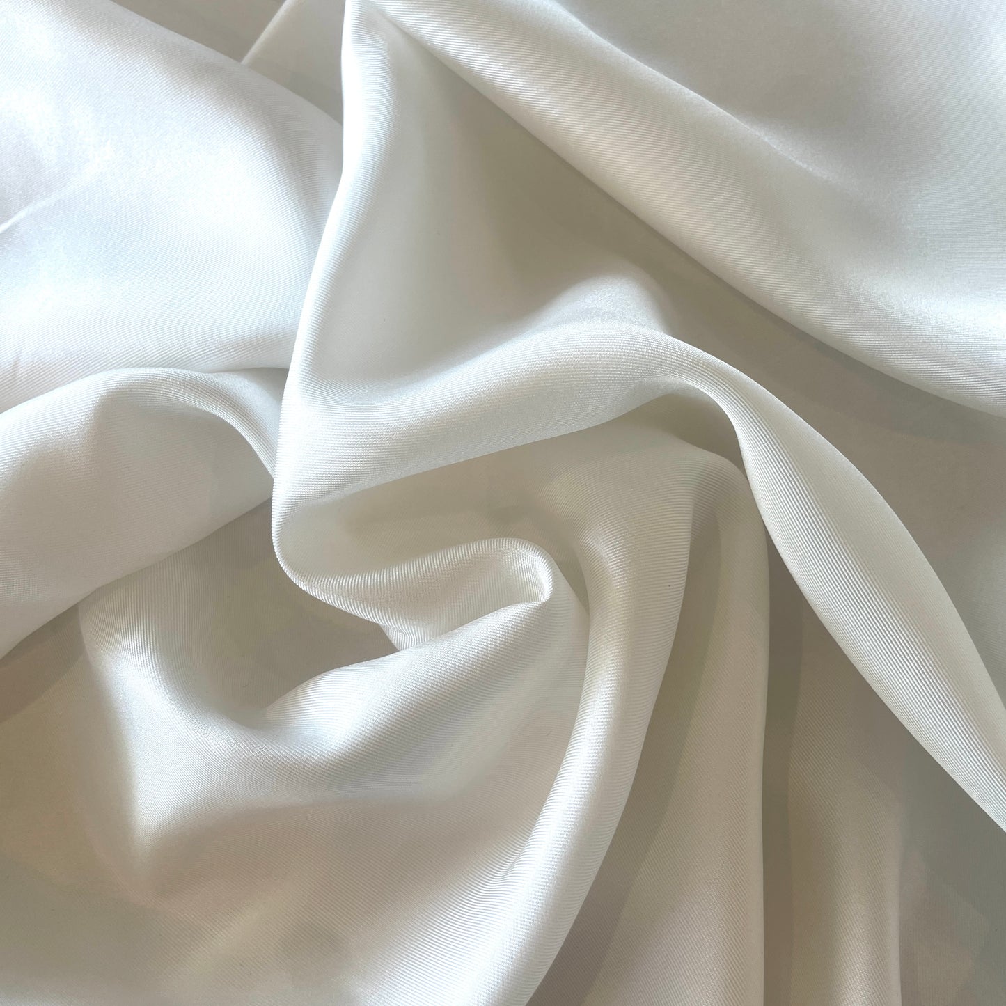 Ivory silk twill