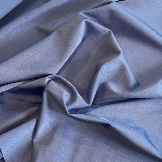 Mid blue shiny lycra