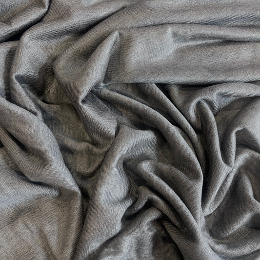 Charcoal marle soft knit