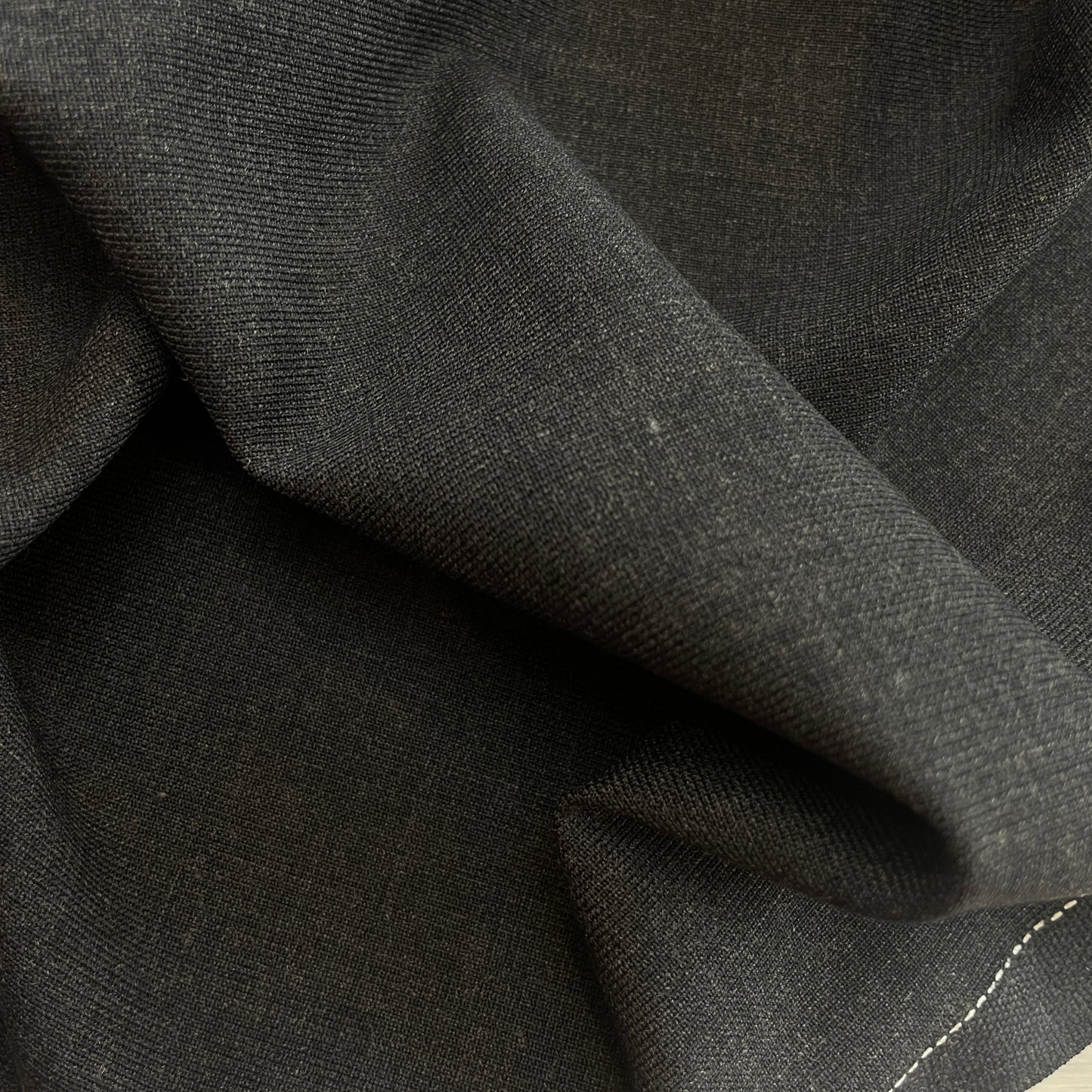 Charcoal marle stretch wool blend suiting