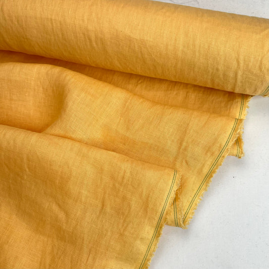 Buttercup Yellow Mid Weight Linen