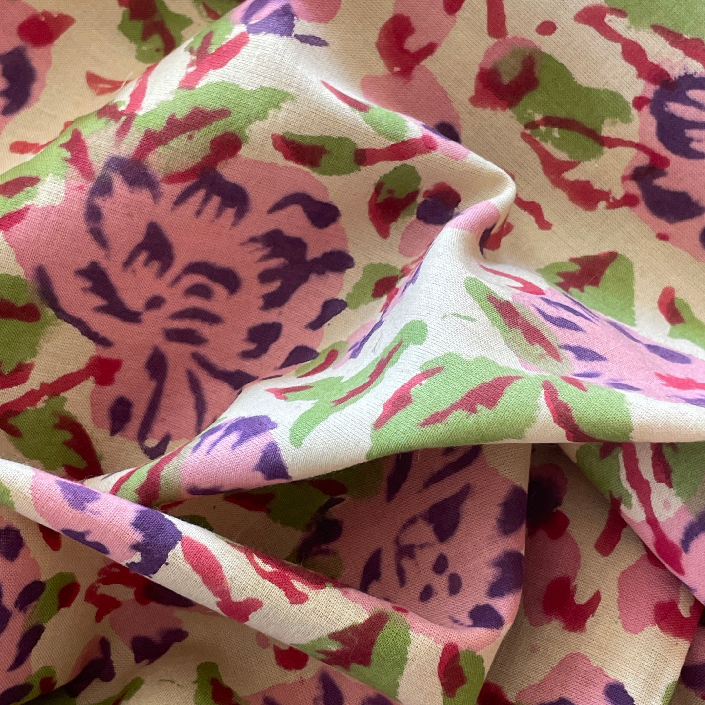 Lasya block print cotton voile