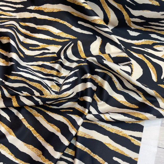 Golden Tiger Printed Lycra