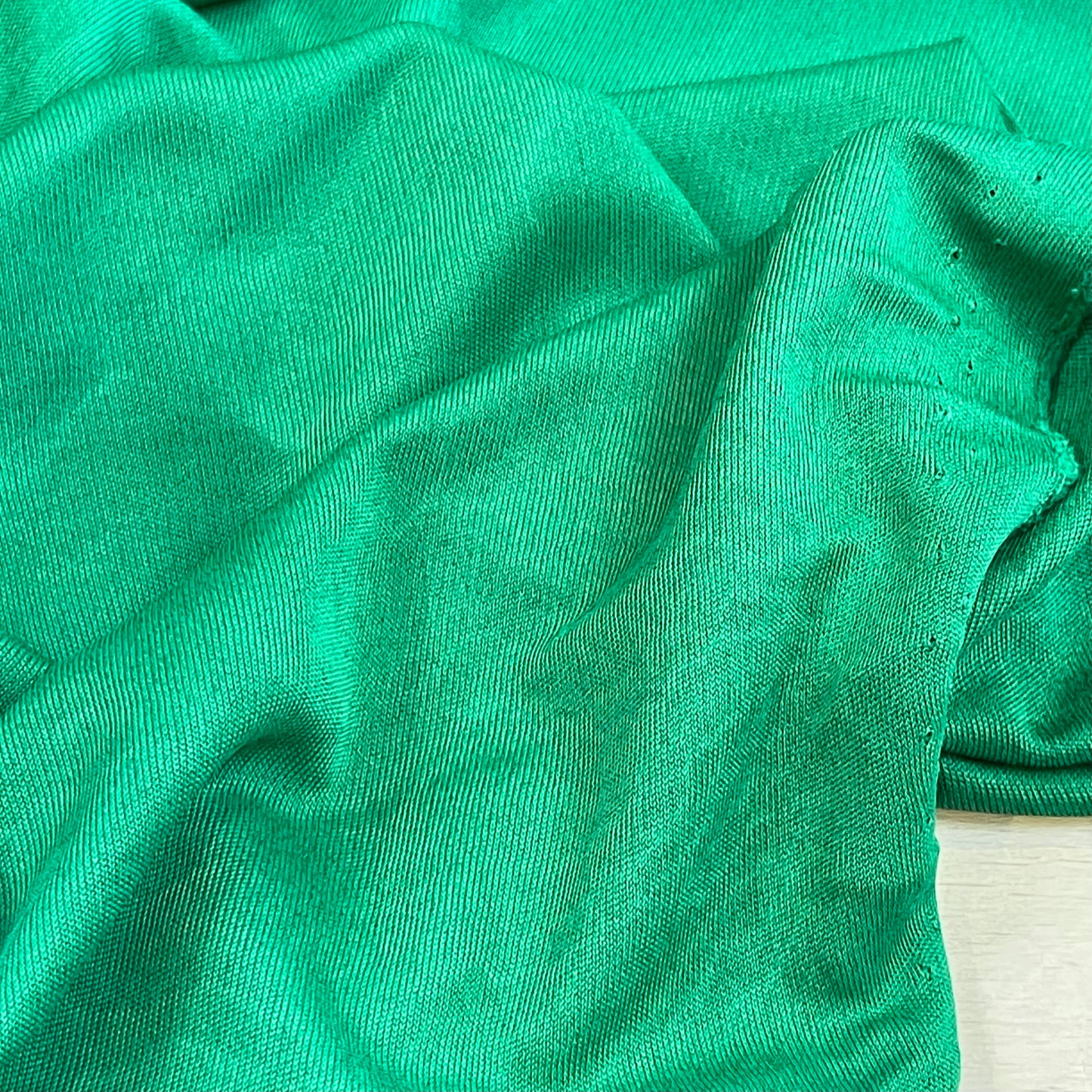 Emerald Waves Silk Viscose Jersey