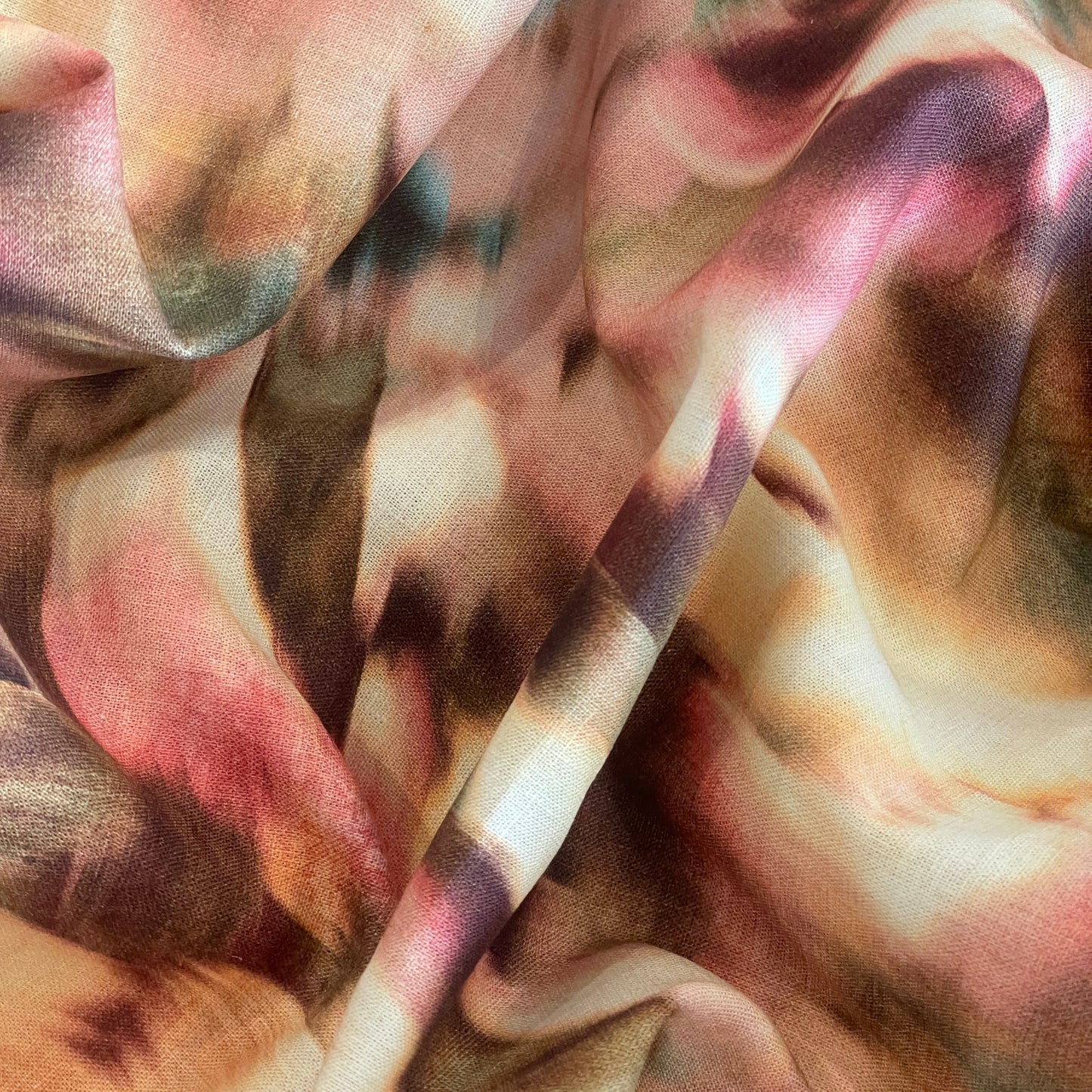 Sandstone flowers linen viscose