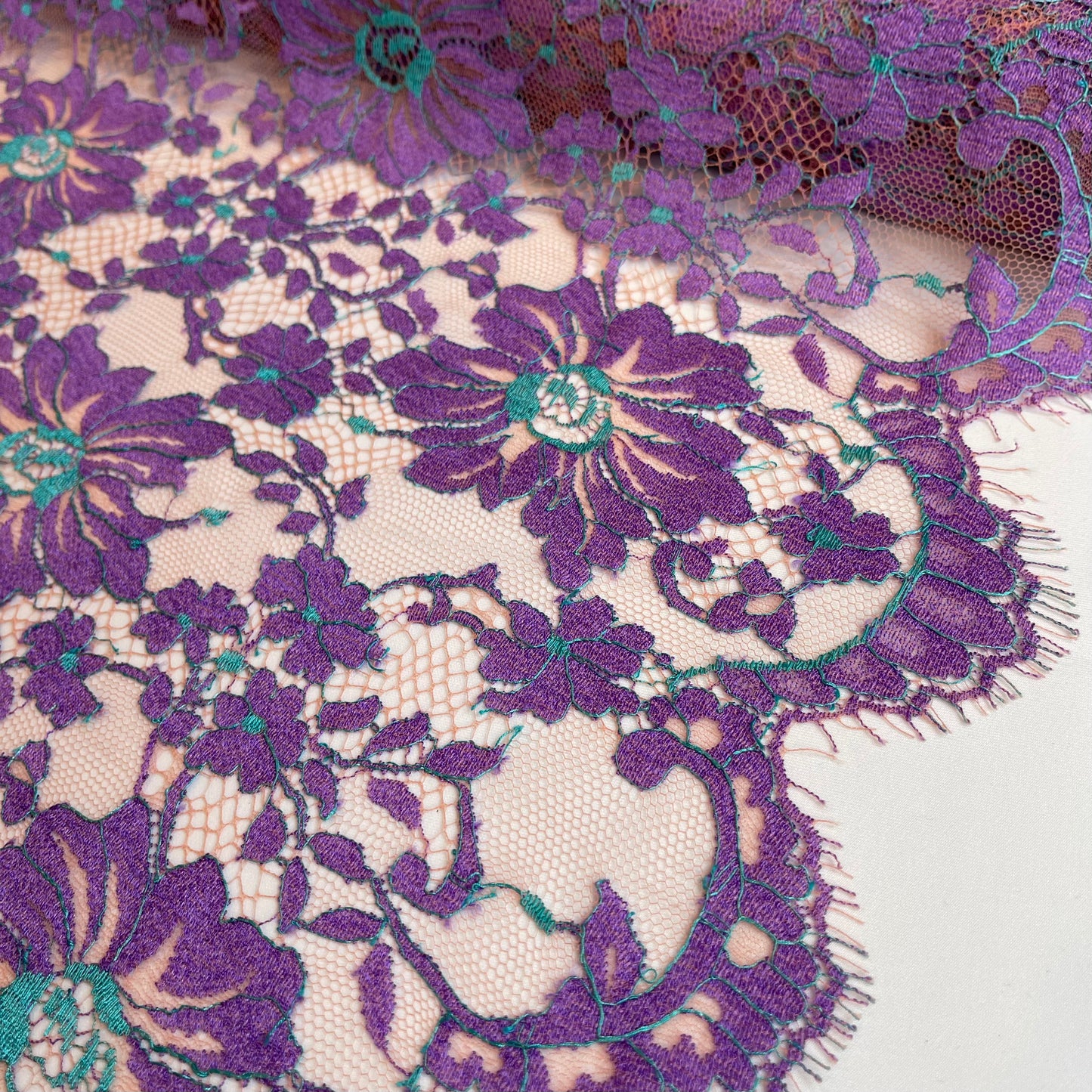 Antoinette Wisteria French Chantilly Lace