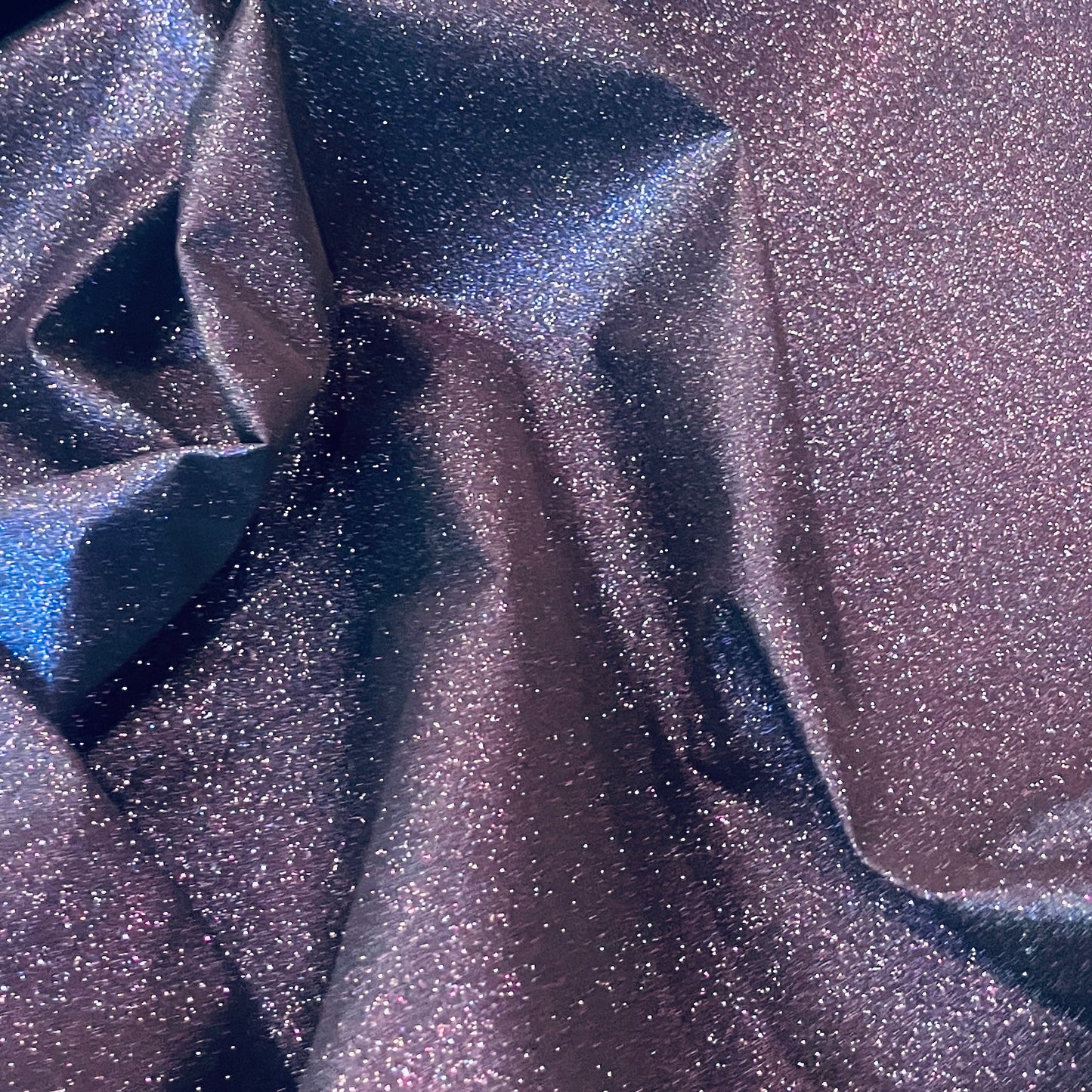 Purple glitter galaxy canvas