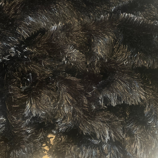 Luxe long pile faux fur