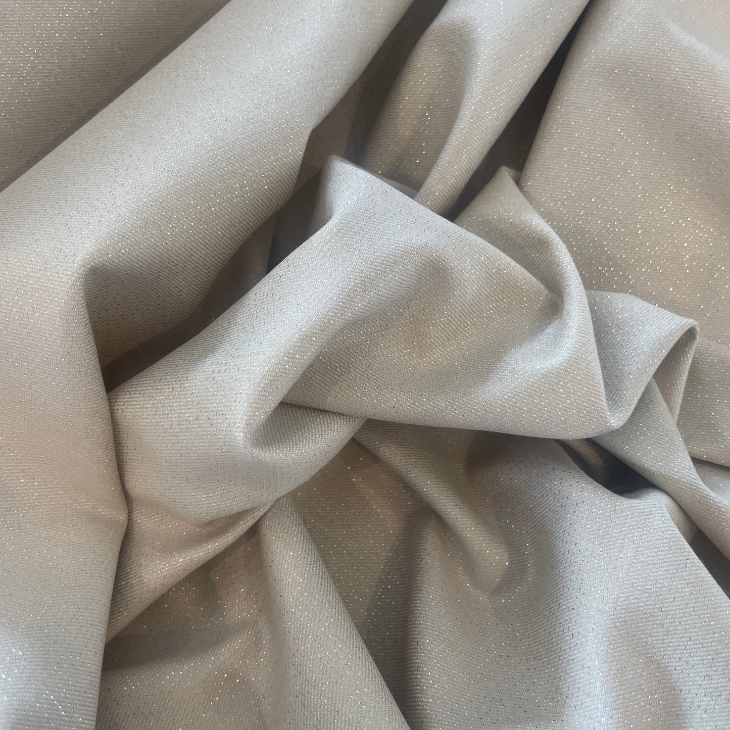 Champagne shimmer Stretch Suiting