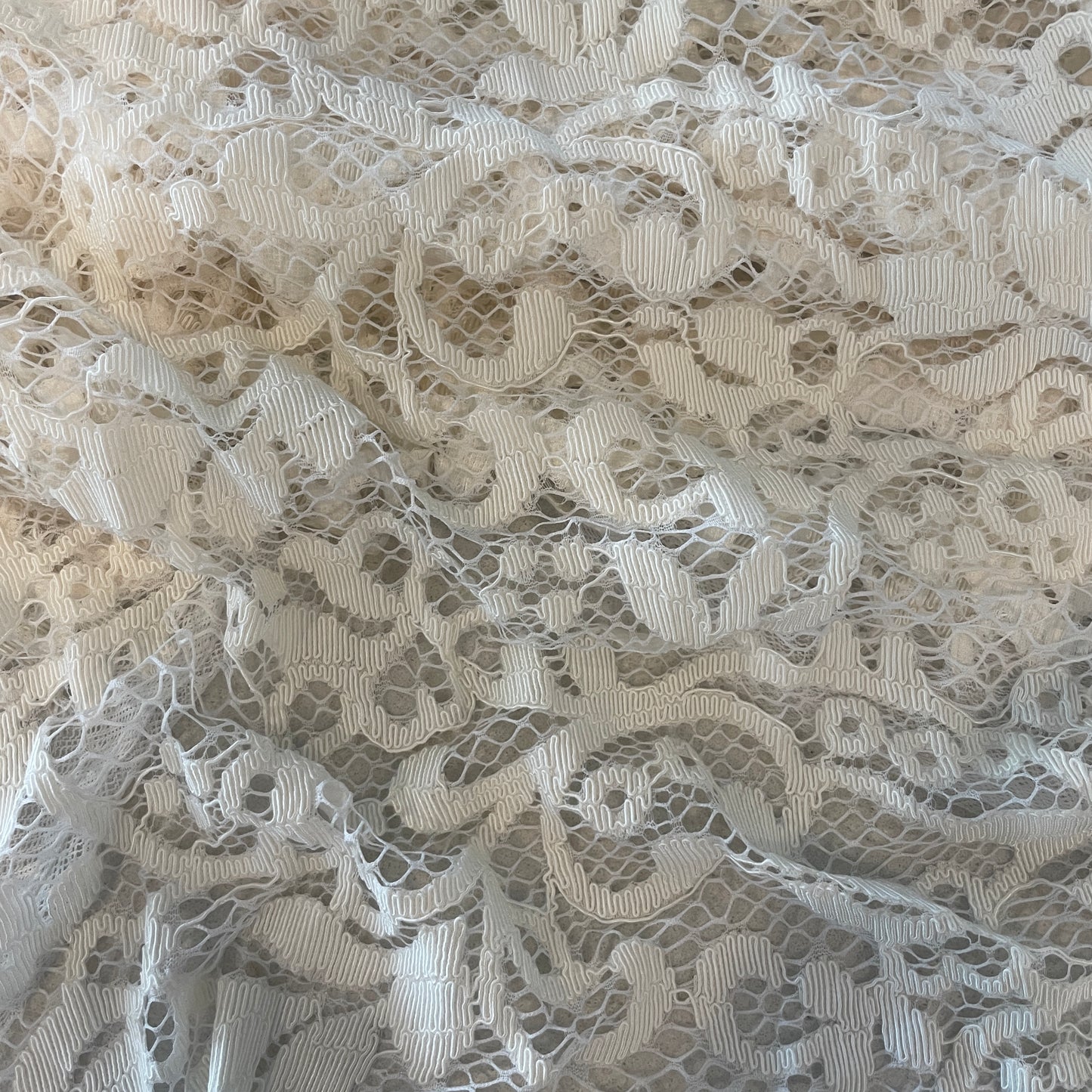 1.3m cream soft drape lace