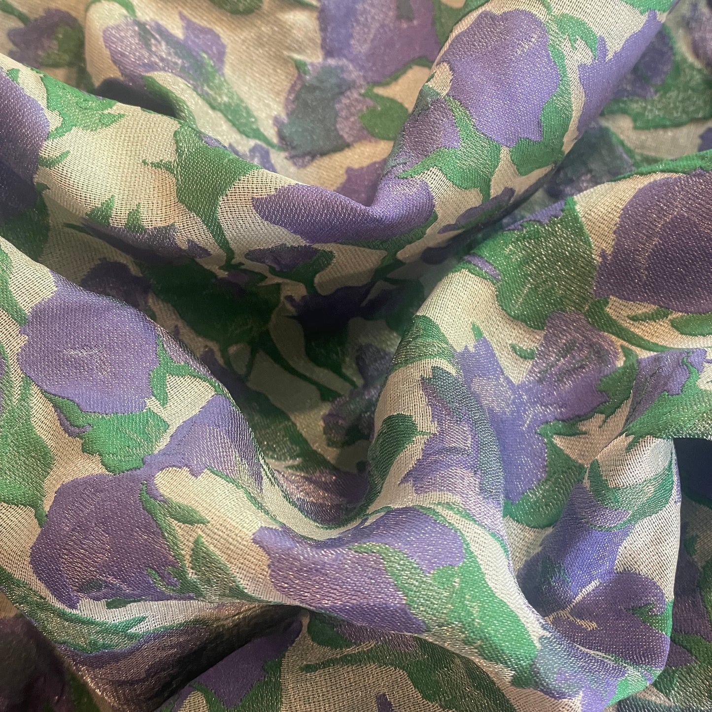 Tulip fields jacquard brocade