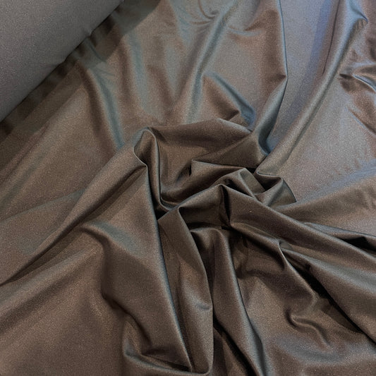 Mink grey shiny lycra