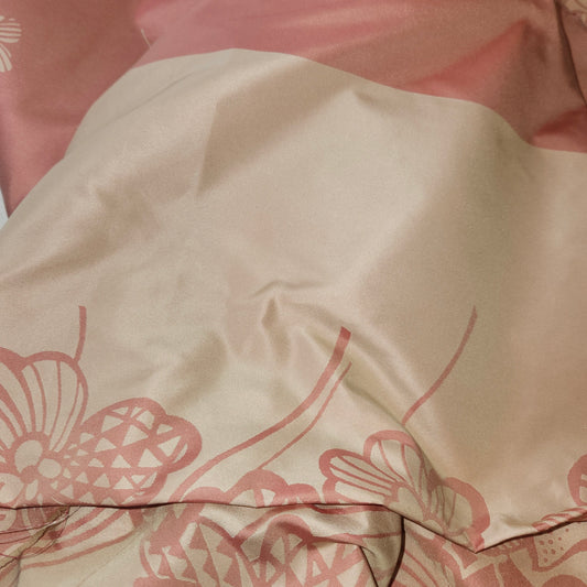 Blush pink taffeta