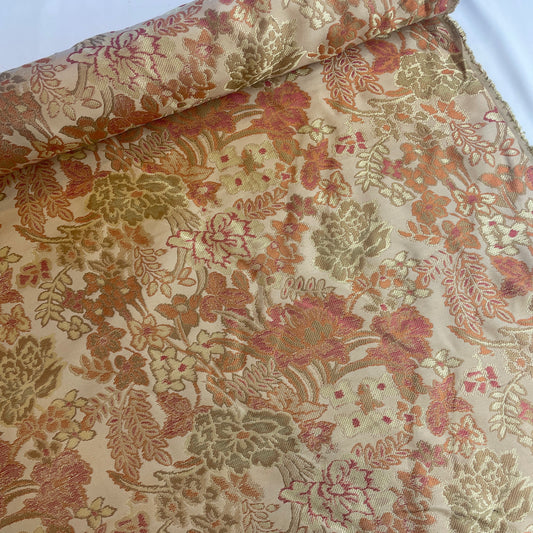 Sienna posy lightweight Brocade