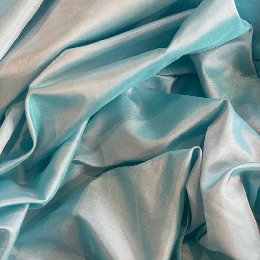 Aqua ocean silk habotai