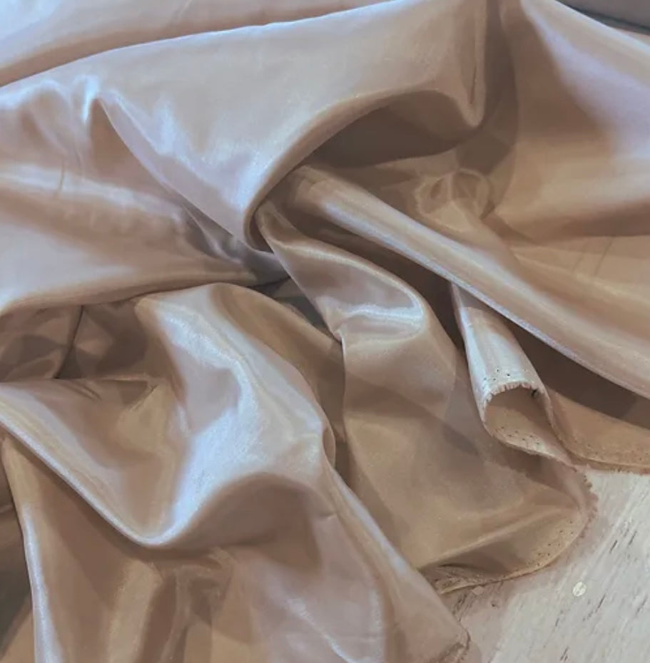 mocha acetate dress lining