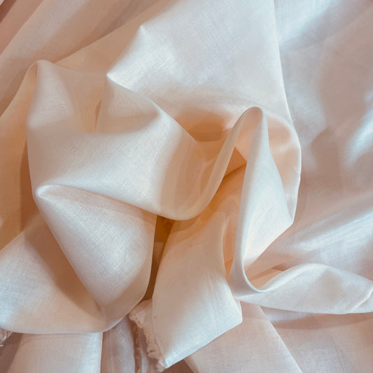 Peach blush feather soft Cotton Voile