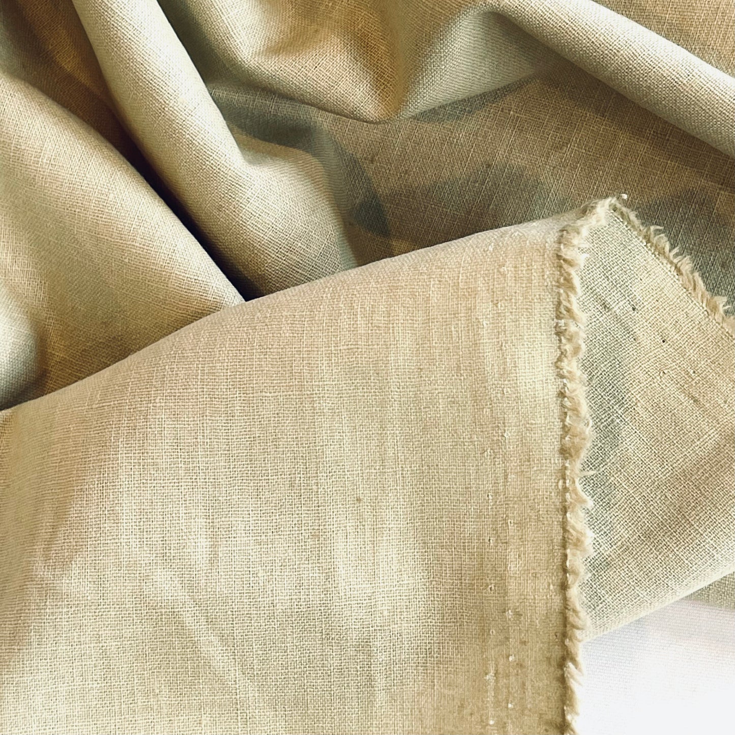 Heather Green Organic Linen