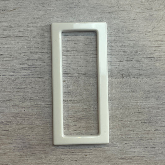 white matte 60mm rectangle spacer