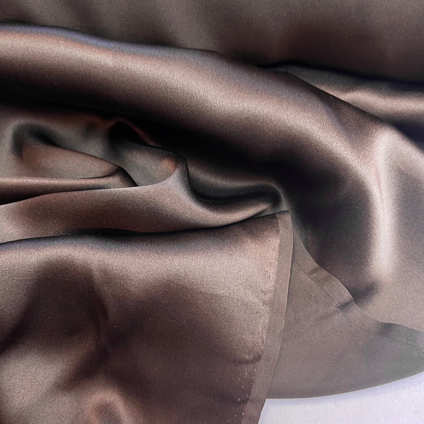 Chocolate Silk Satin