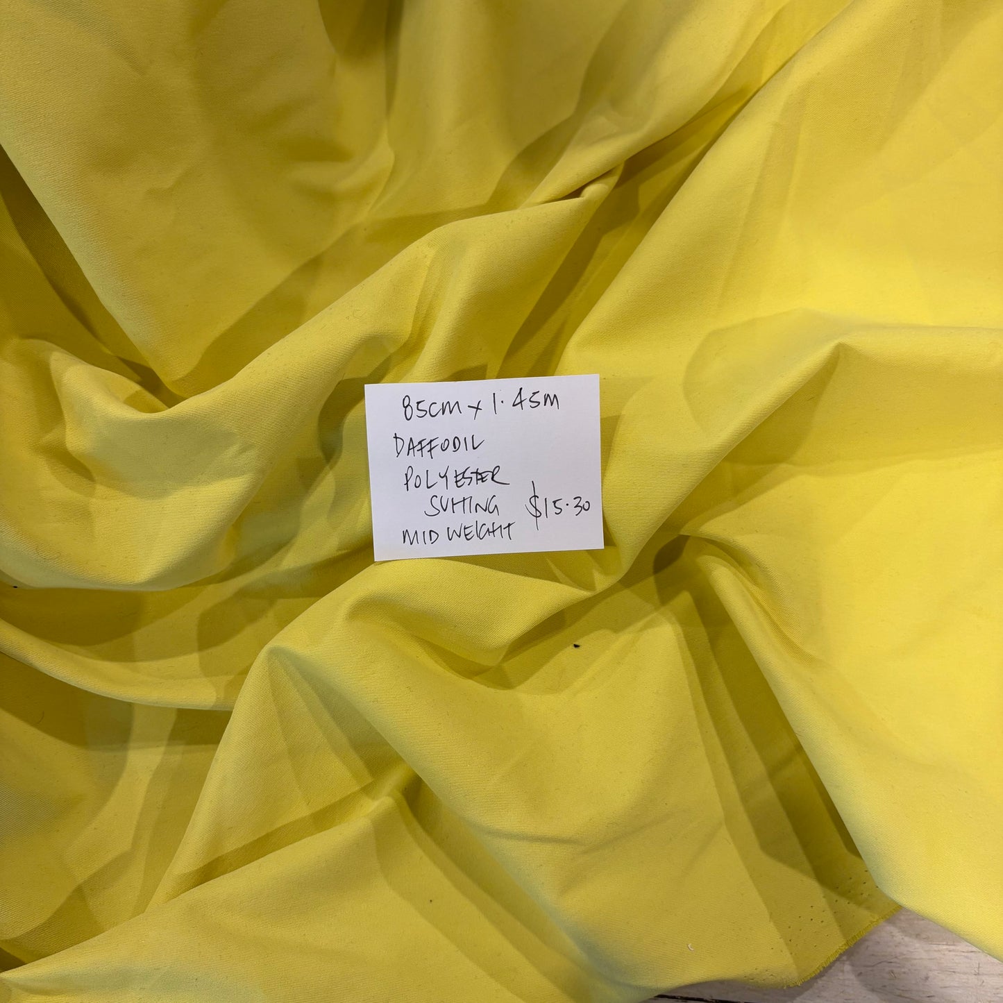 85cm Daffodil Polyester Suiting