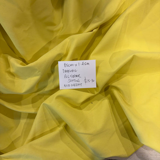 85cm Daffodil Polyester Suiting