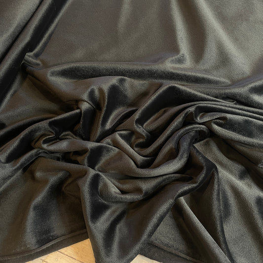 Wednesday black velvet jersey knit
