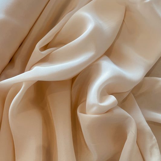 peaches and cream silk crepe de chine