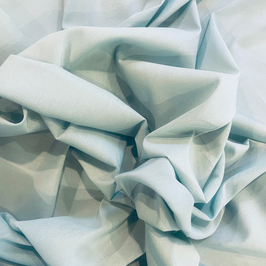 Seafoam stretch voile