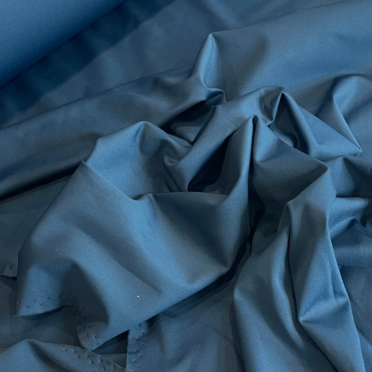 Deep sea blue silky spandex