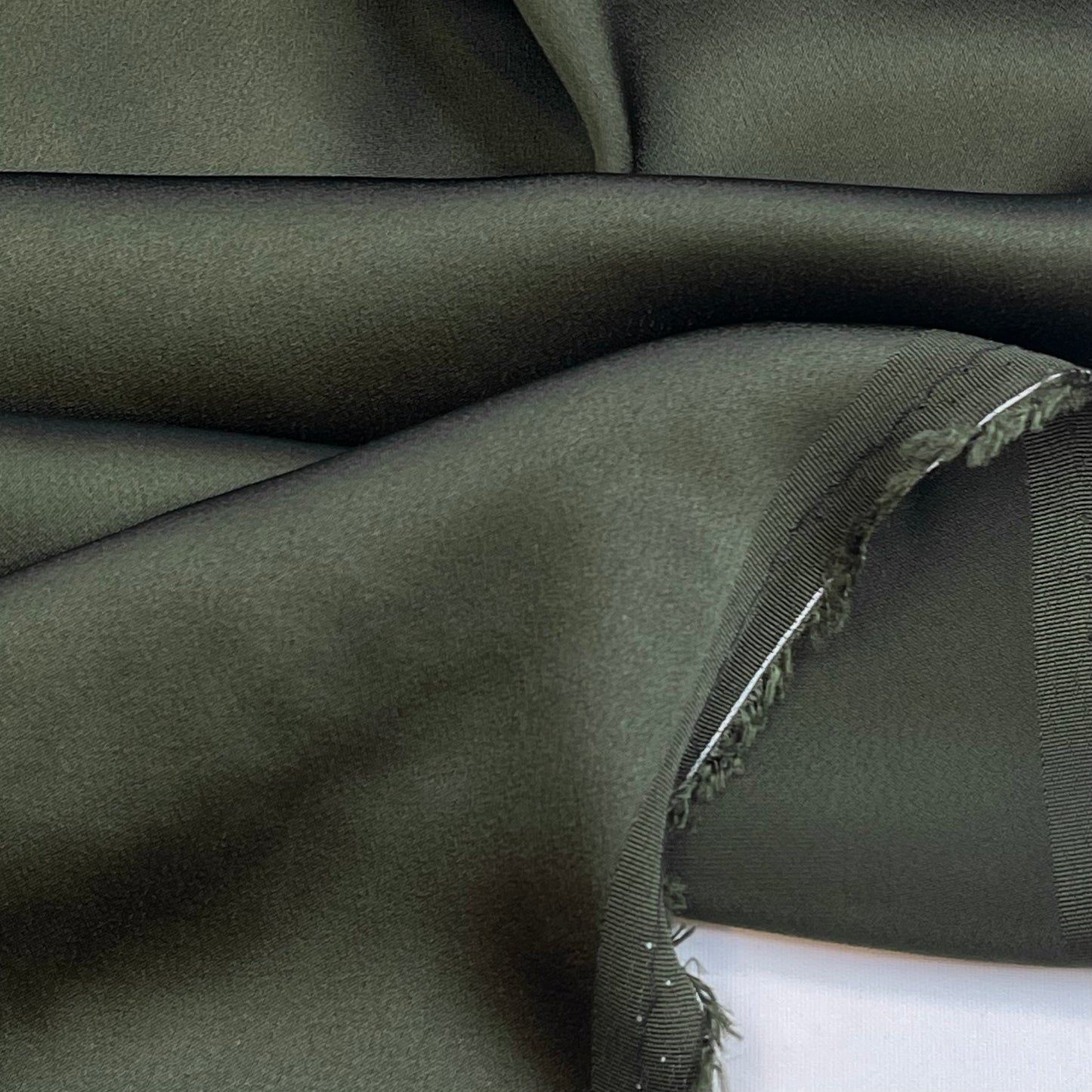 Pine Forest Luxury Drape Stretch Viscose Satin