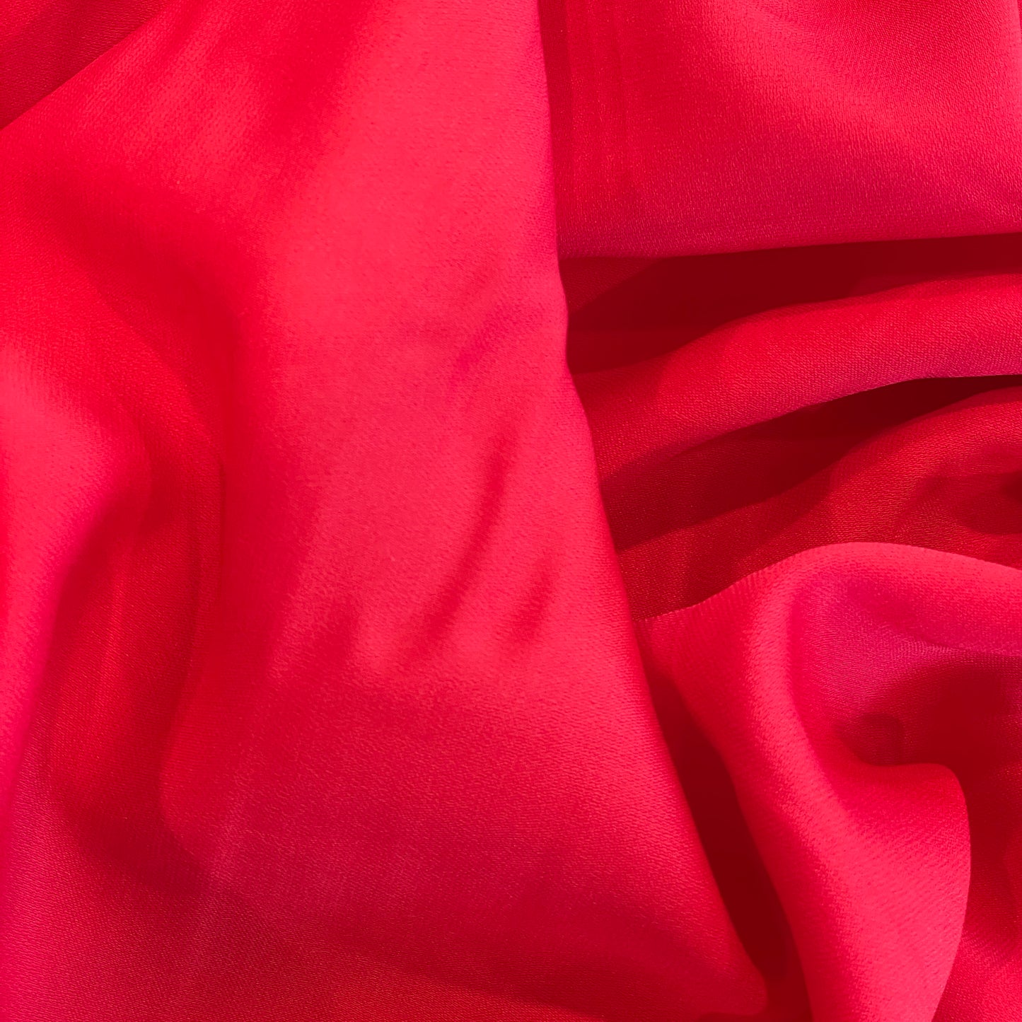 Flame thrower stretch viscose crepe de chine