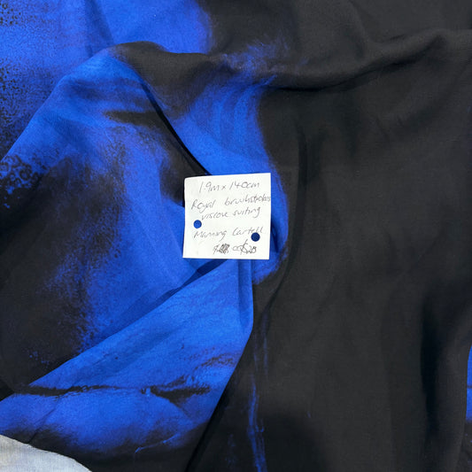 1.9m Royal Brushstrokes Viscose Suiting