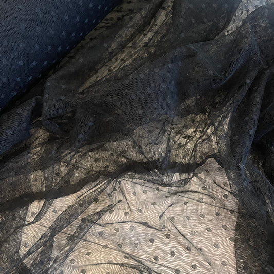 Black hail Spotted Tulle