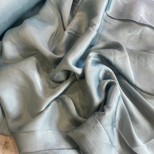 Duck egg luxe lightweight viscose satin