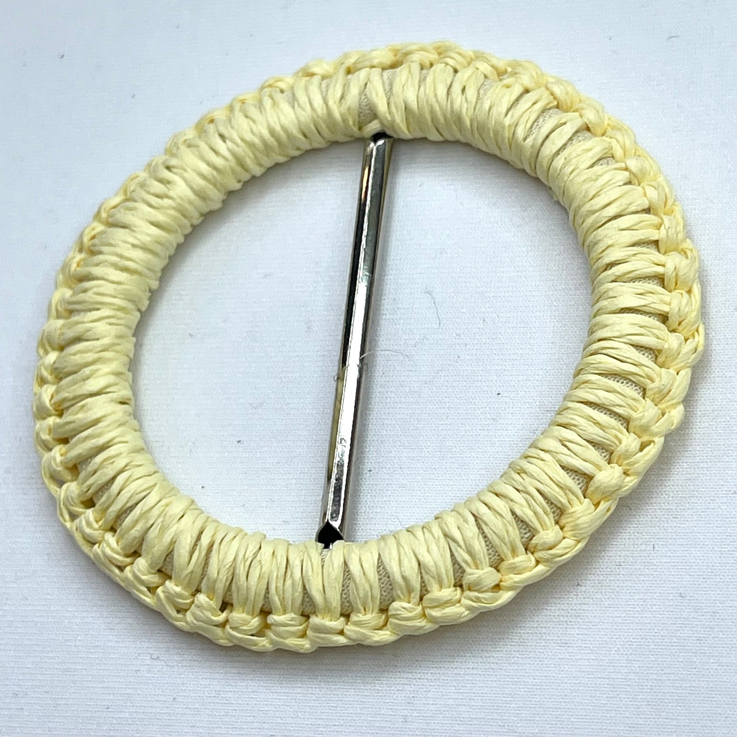 Sunny Crochet Raffia Buckle