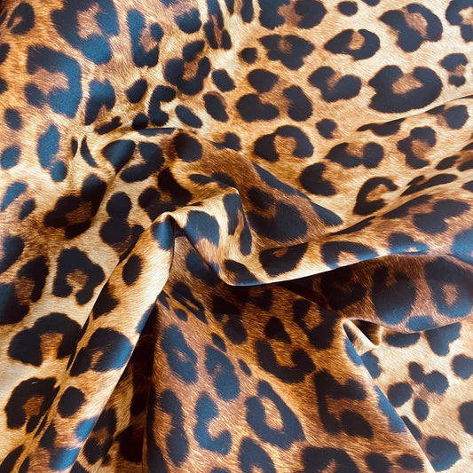 Leopard parade Cotton lawn