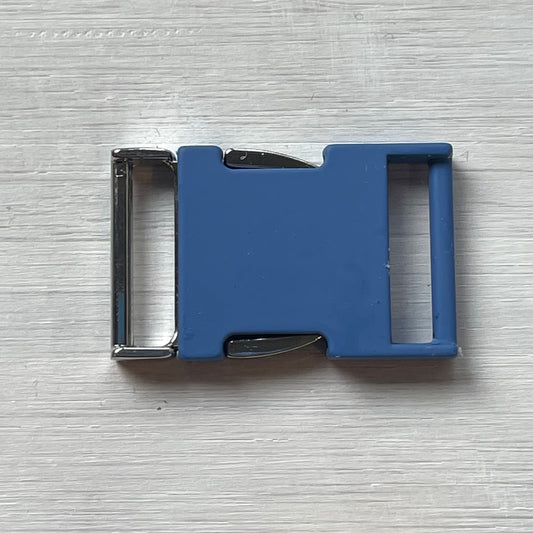 Matte Blue & Silver Buckle