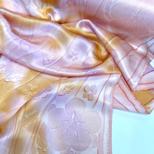 Sherbet Sunset Silk Satin