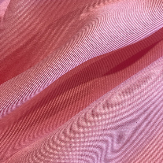 Neon pink twill satin