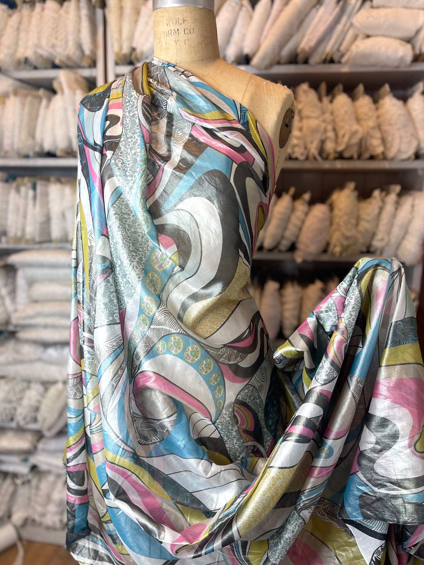 Carnaby Shimmer Silk Cotton Voile