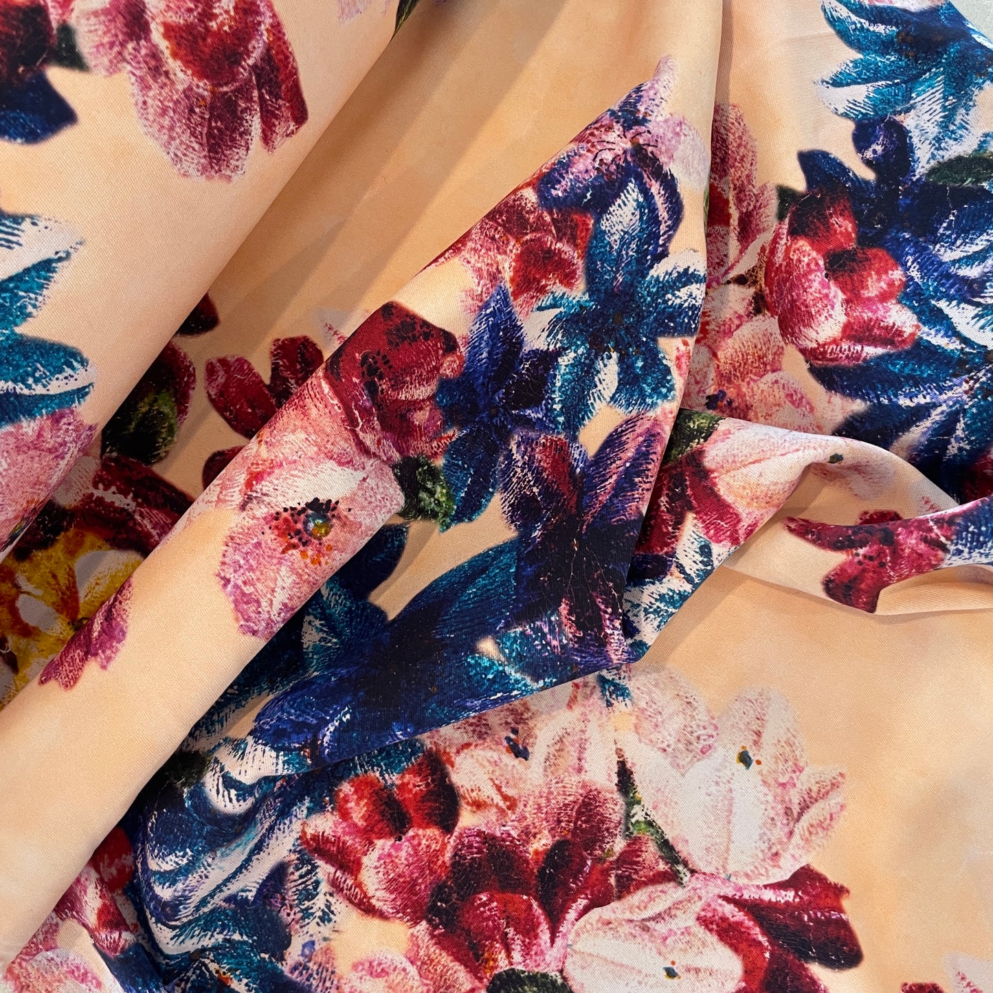 Wild bloom bouquet stretch viscose