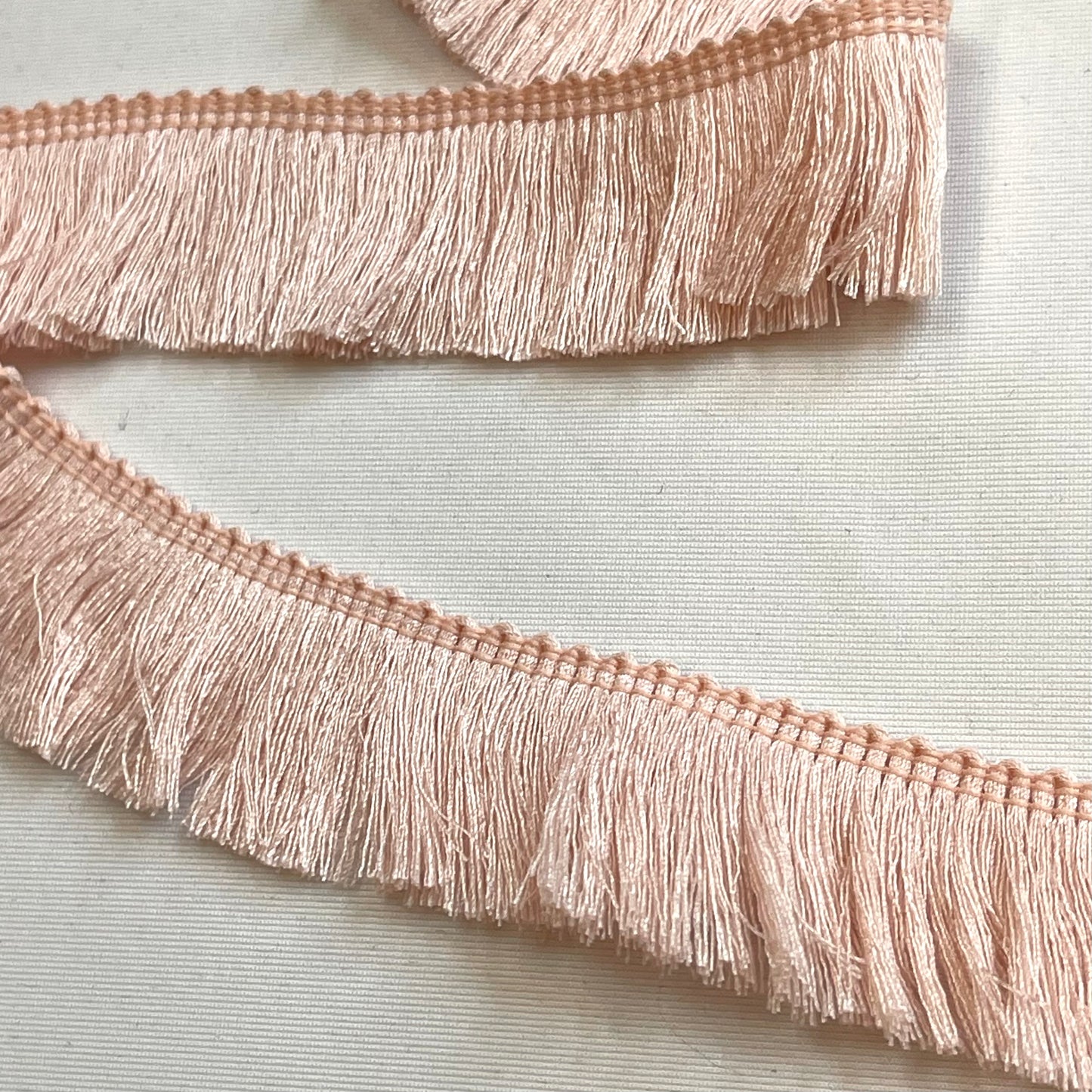 Powder Pink Cotton Fringe