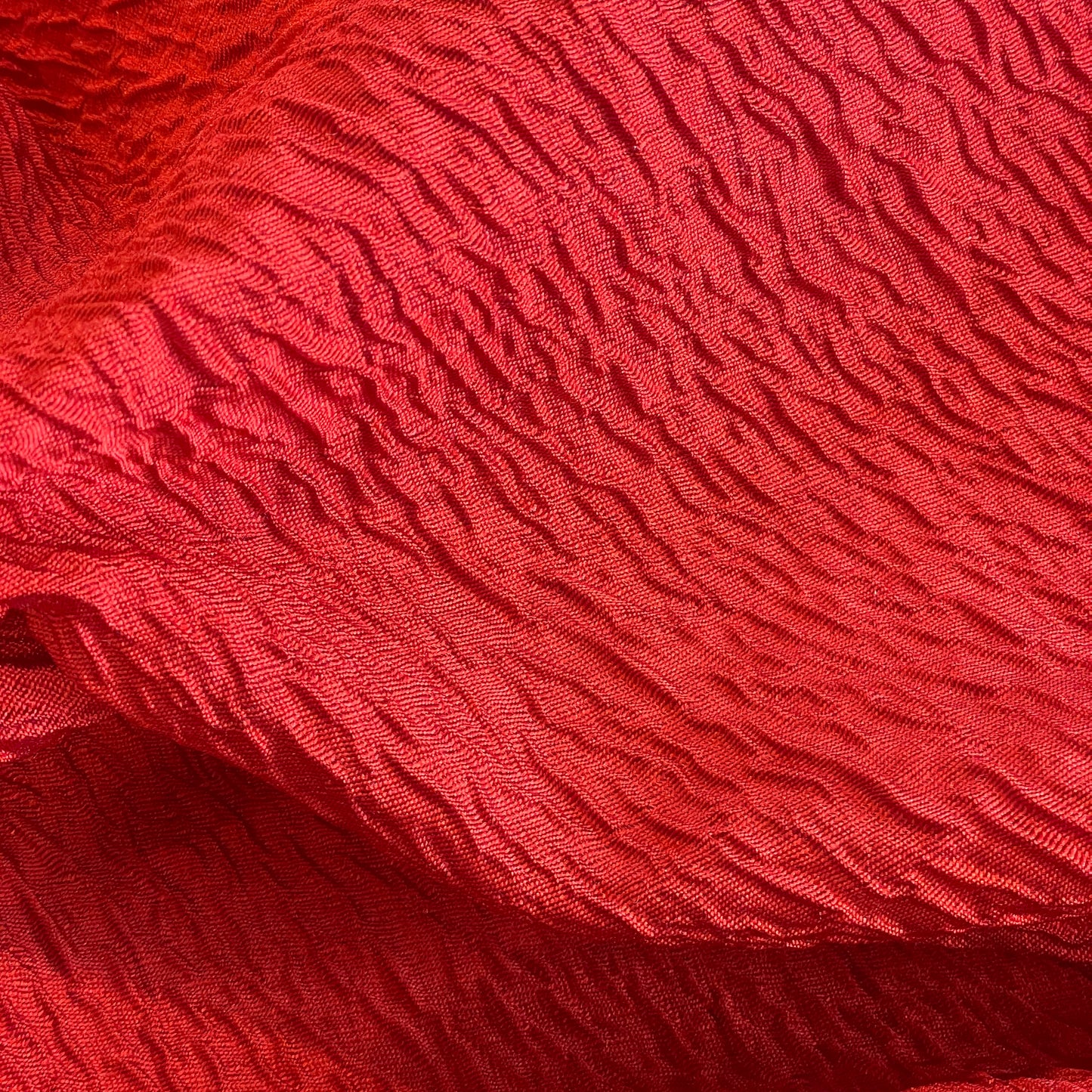 Luxe red textured suiting