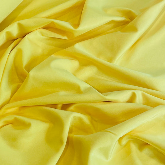 Sunshine yellow shiny lycra